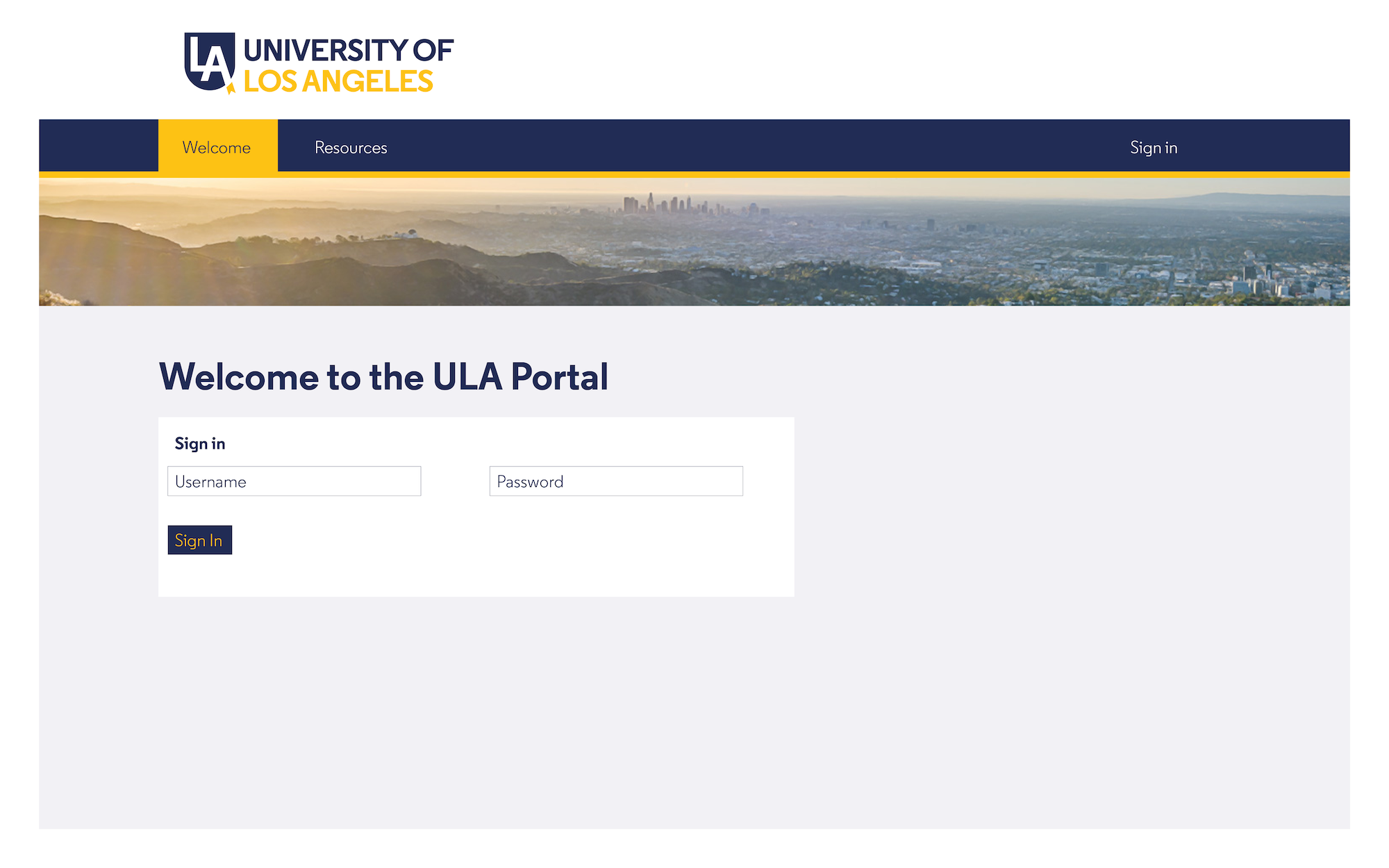 Institutional login