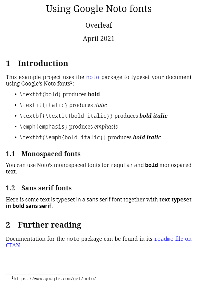 Change font size in editor - Overleaf, Online LaTeX Editor