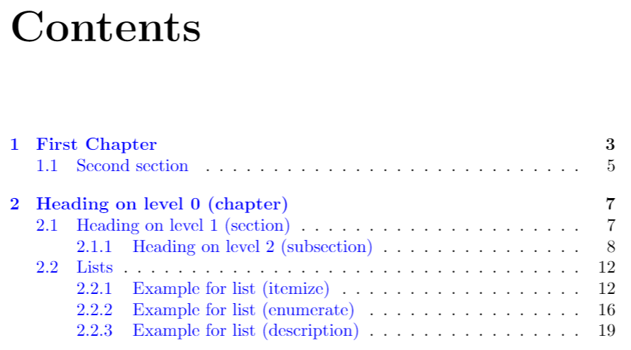 Hyperlinks Overleaf Online Latex Editor