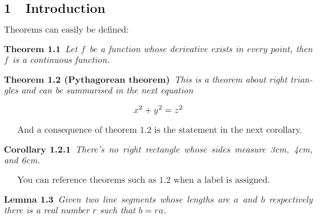 Latex Proof Template