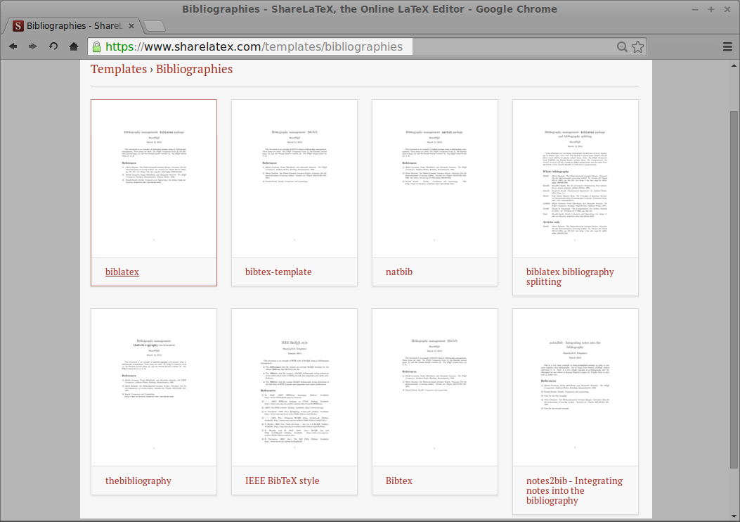 Using bibliographies on Overleaf Overleaf, Éditeur LaTeX en ligne