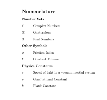 has extra argument of latex an ShareLaTeX, Editor Nomenclatures   Online LaTeX