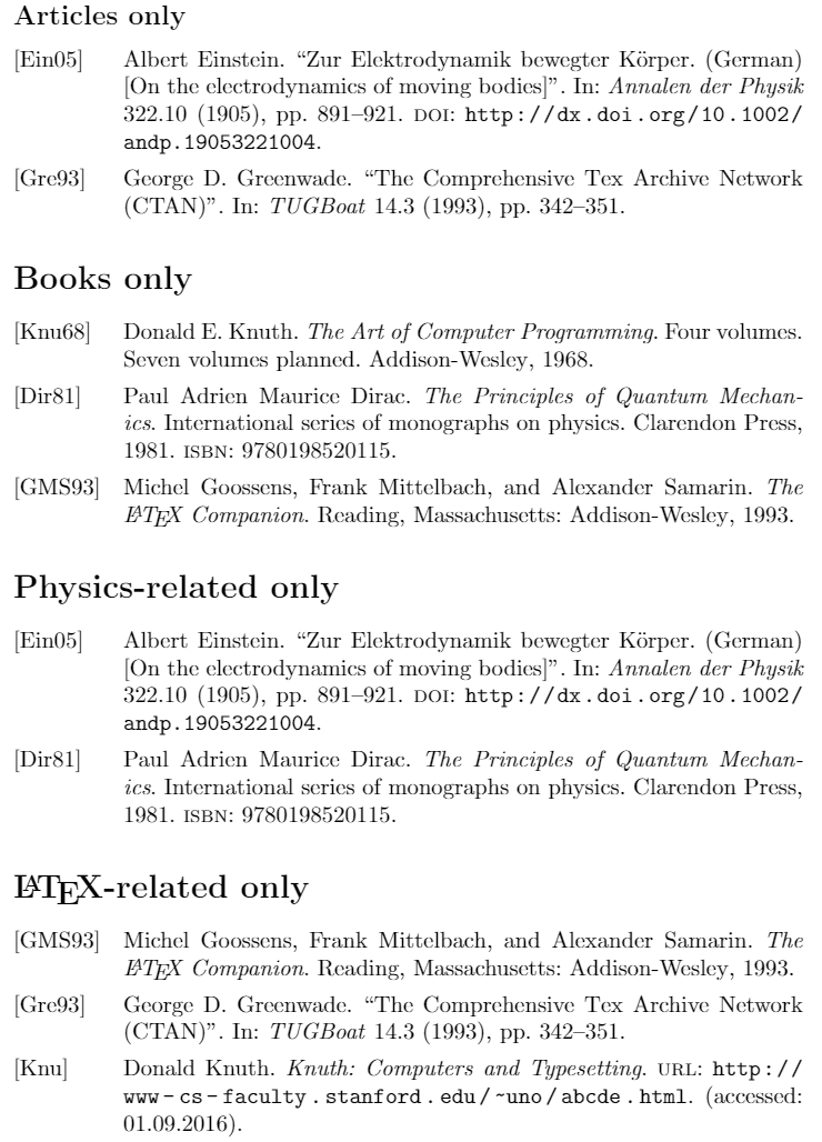 bibliography reference latex
