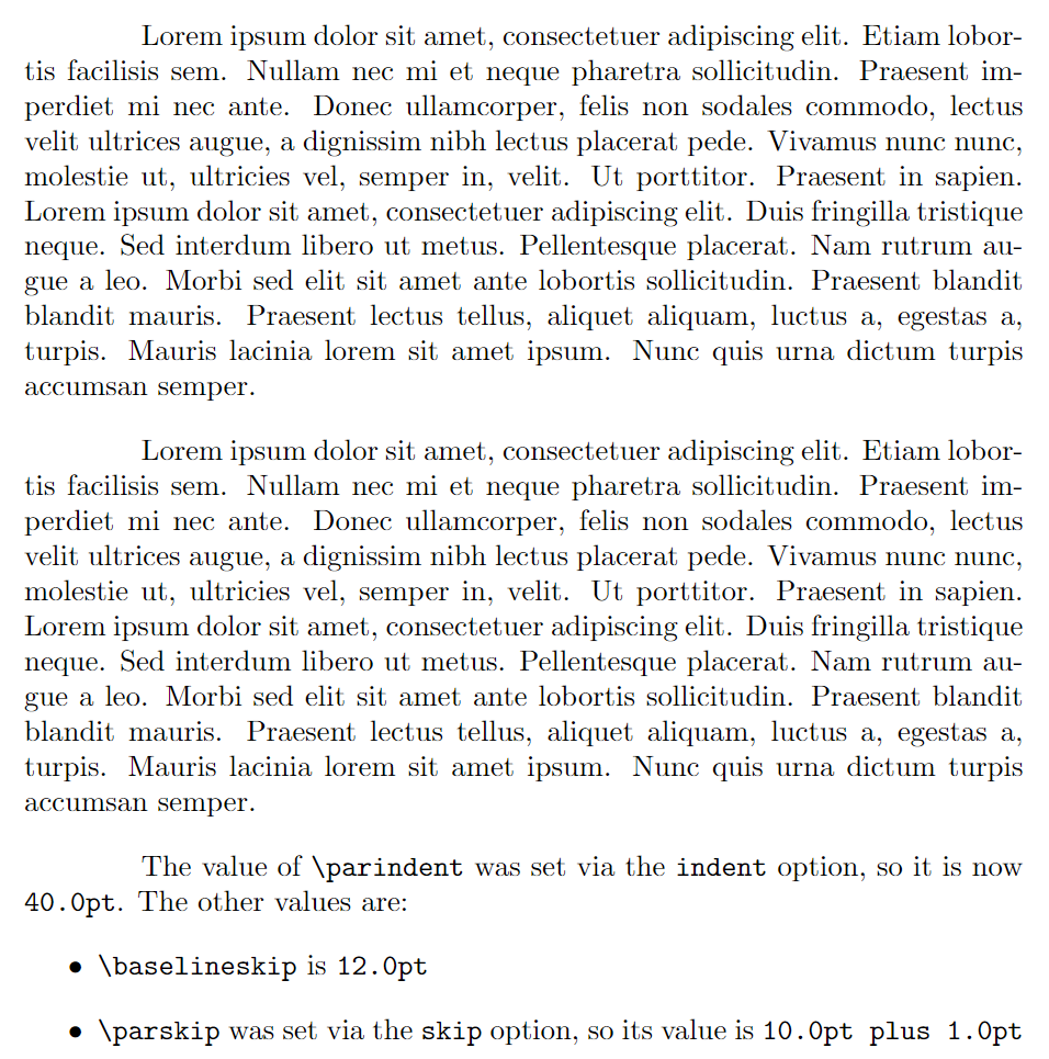 delete space between paragraphs latex