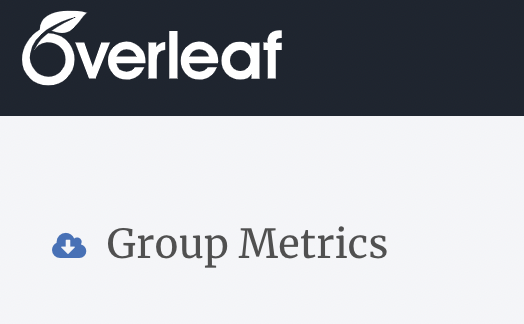 Accessing metrics data for a group subscription