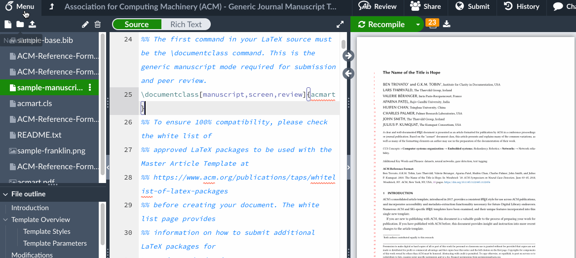 Is There A Way To Run A Word Count That Doesn T Include Latex Commands Overleaf Online Latex Editor