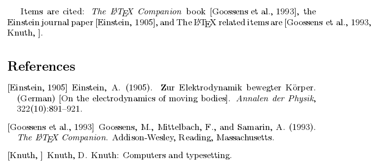 Bibtex bibliography styles - Overleaf, Éditeur LaTeX en ligne