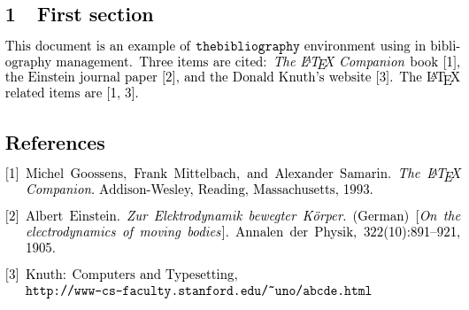 latex textbar in bibliography