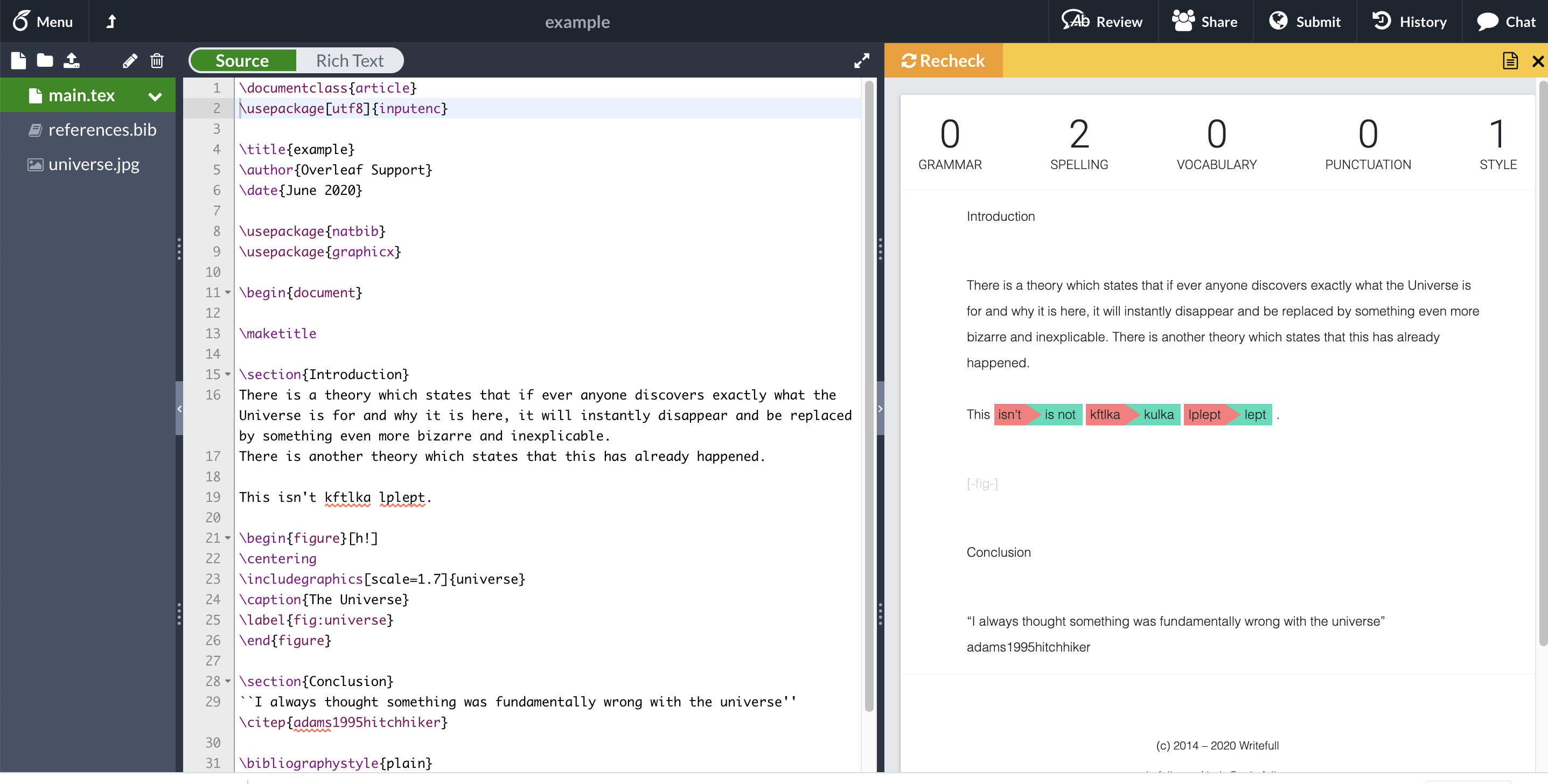 Change font size in editor - Overleaf, Online LaTeX Editor