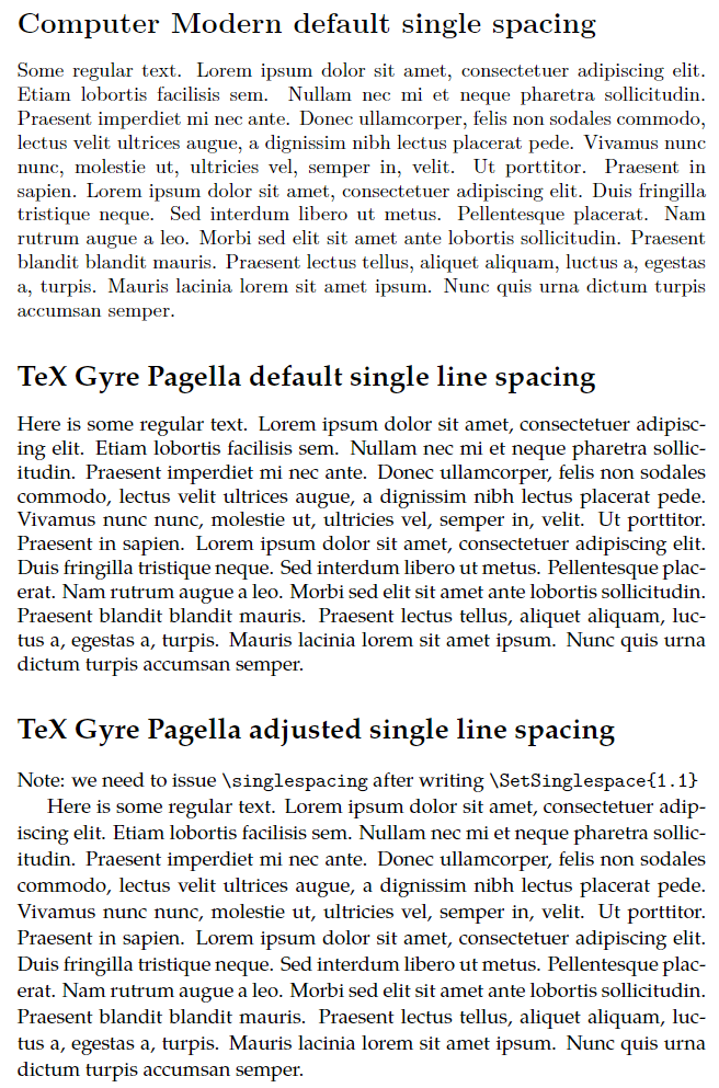 Latex Textbf Spacing